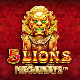 Slots logo of 5 Lions Megaways from Pragmatic Play at Lizaro Casino
