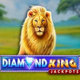 Diamond King Jackpots logo by SpinPlay Games Lizaro Casino