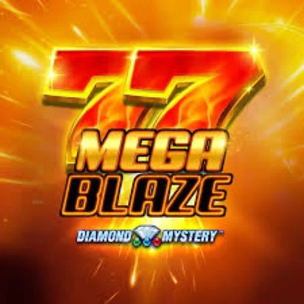 Diamond Mystery Mega Blaze by Greentube, showcased at llizarocasino.com – game logo