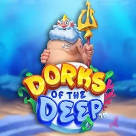 Dorks of the Deep online game logo by Hacksaw Gaming on llizarocasino.com