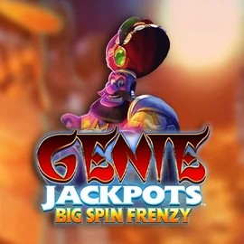 Genie Jackpots: Big Spin Frenzy slot visual from Blueprint Gaming available on llizarocasino.com